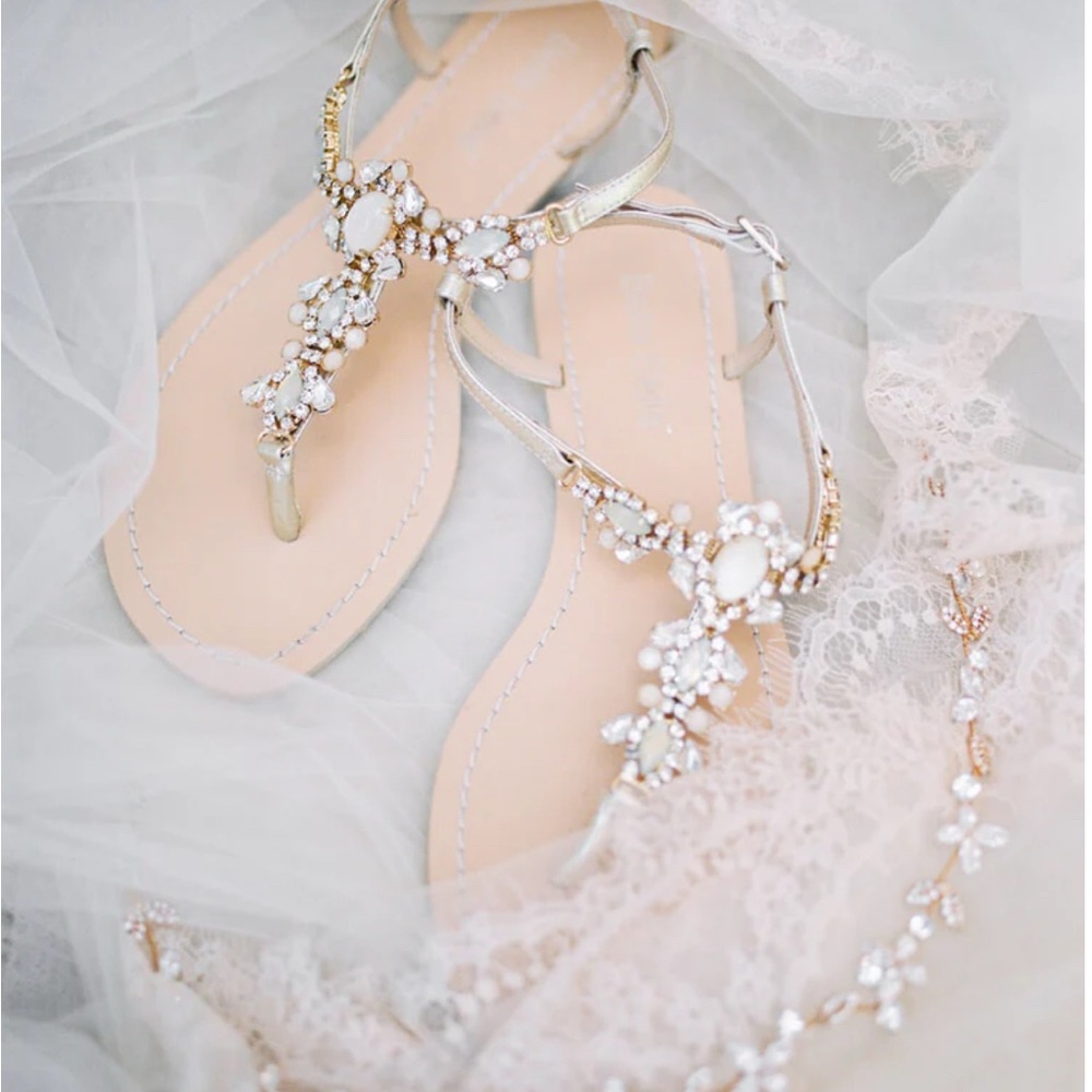 Bella Belle Luna Jeweled Sandals